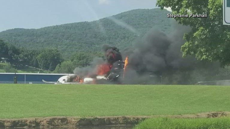 Earnhardt crash NBC photo